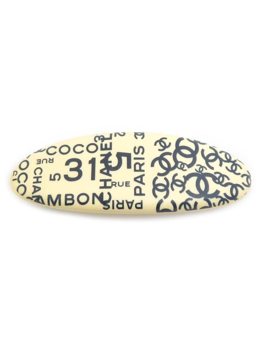 Auth Chanel Cc Logo Barrette Hair Clip #302658C20B